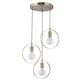 image 1 of First Choice Lighting Hailey Brushed Gold Cluster 3 Light Gold
