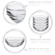 image 2 of Duralex Lys Stacking Glass Cooking / Ingredients / Food Bowl - 6cm Clear
