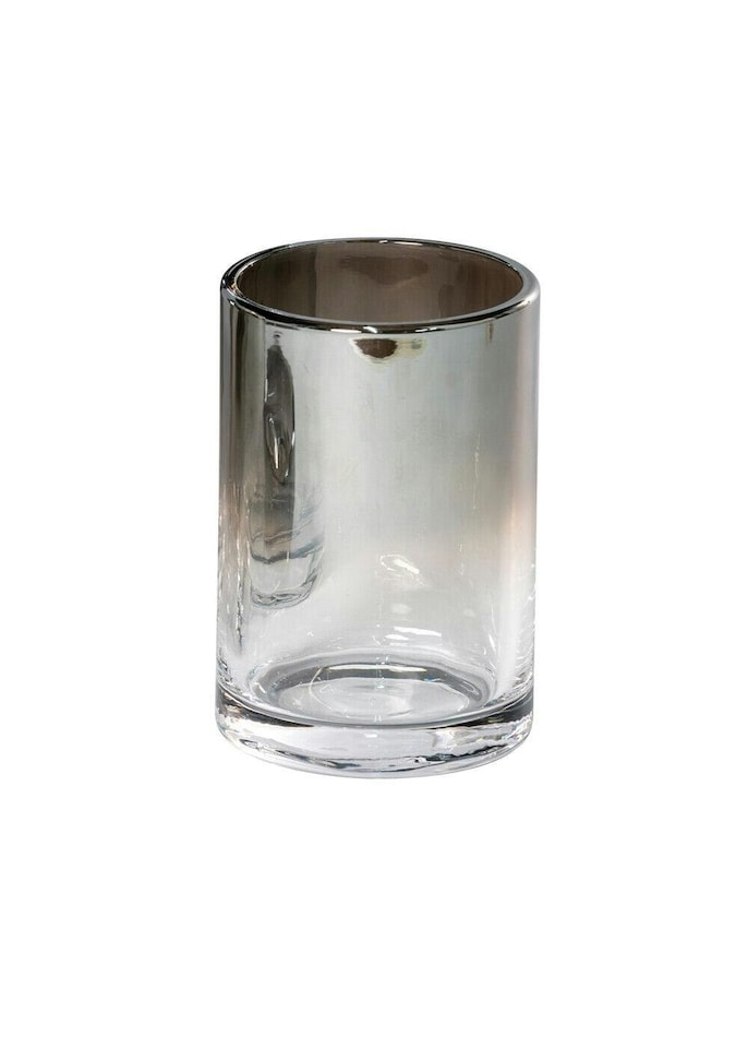 image 1 of Showerdrape Ombre Smoked Glass Tumbler/Toothbrush Holder | Clear | 1