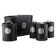 image 4 of Cooks Professional Kitchen Storage Set | 5-Piece | Bread Biscuit Tea Coffee Sugar | Black & Silver