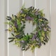 image 1 of OHS Natural Home Wall Table Decor Artificial Lavender Wreath, 50cm - Lavender