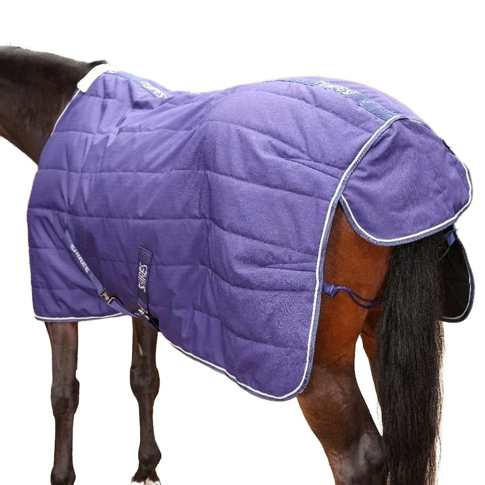 image 1 of Shires Tempest Original 100 Standard-Neck Horse Stable Rug - Navy - 6´