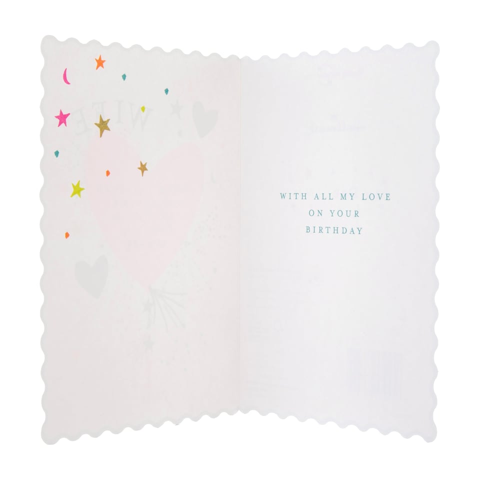 image 1 of Hallmark Birthday Card For Wife - Hearts Design
