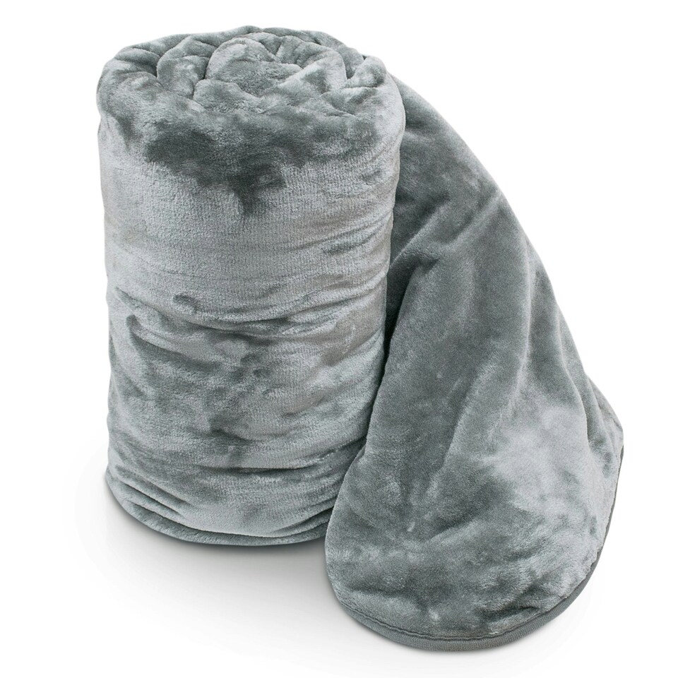 image 1 of Velosso Faux Mink Thick Heavy Blanket - 150cm x 200cm Cream | Latte