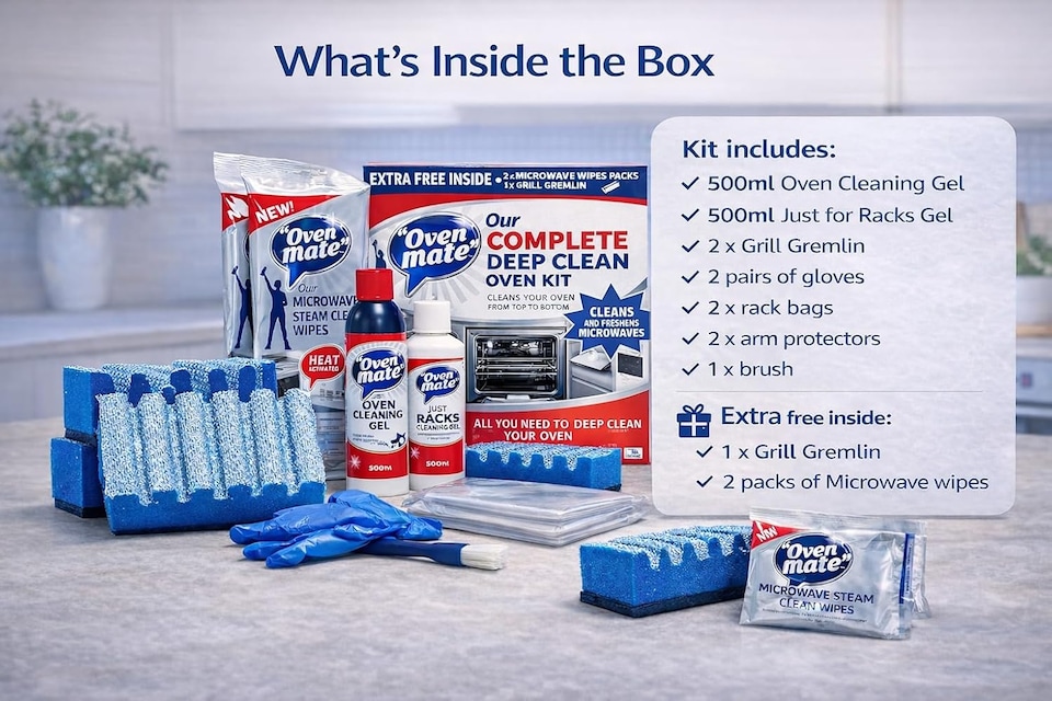 image 1 of Oven Mate Complete Deep Clean Oven Kit
