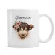 image 1 of Personalised Highland Cow Mug - Girl