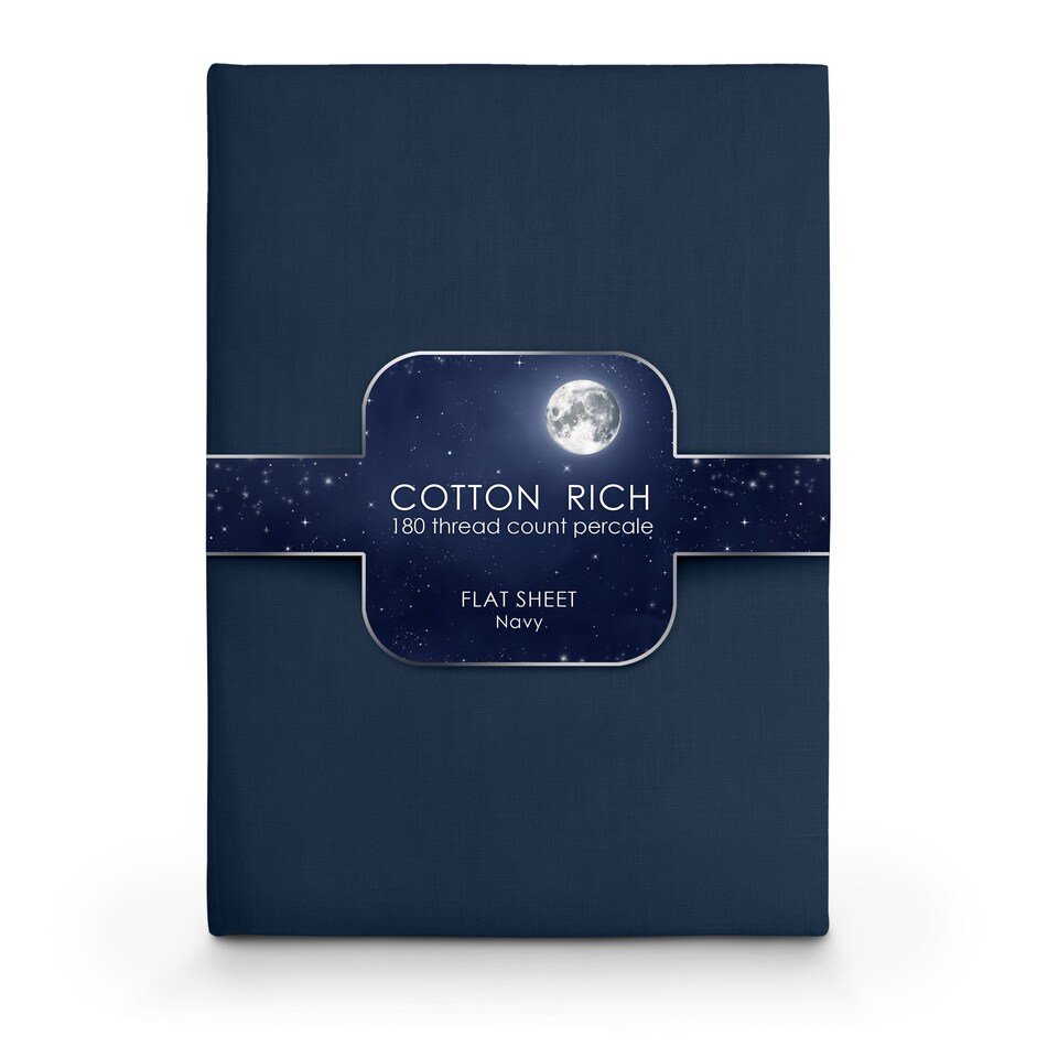 Velosso Cotton Rich Pecale Plain Dyed Valance Sheet