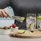 image 3 of Zeal Silicone Mini Tongs, 20cm, French Grey