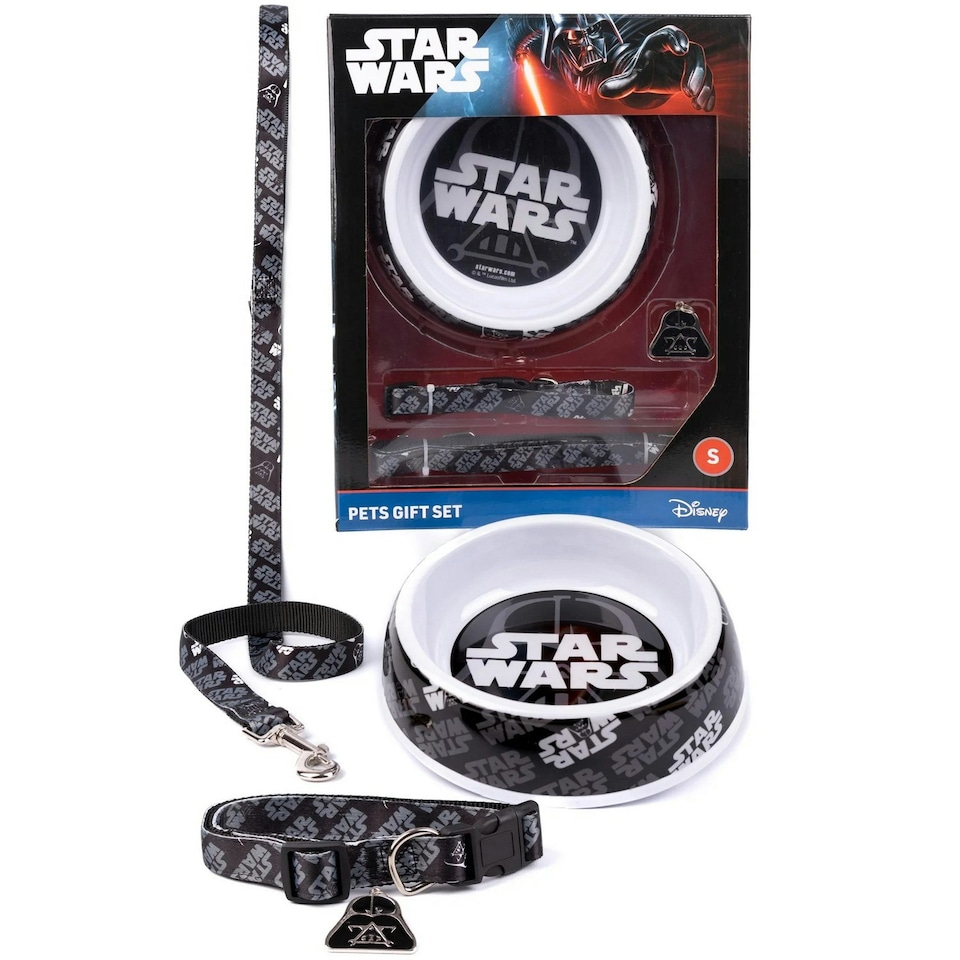 image 1 of Star Wars Dog Collar Set - Black - M