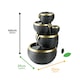 image 2 of Solar Midnight Gold 4-Tier Ripplefall Water Feature