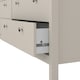 image 9 of Madrid Double Dresser 4+4 Drawers in Cashmere N/A