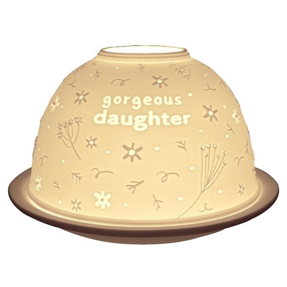 Xpressions Gorgeous Daughter Tea Light Shade