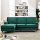 image 1 of Woodbury Reversible Corner Sofa - Green