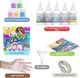 image 3 of Desire Deluxe Tie Dye Kit – Toy Set of Paint Colours Ink for Dyeing Fabric, Clothes – Creative Art Craft Boys Girls Kits Games Activity for Adults & Kids (5pc)