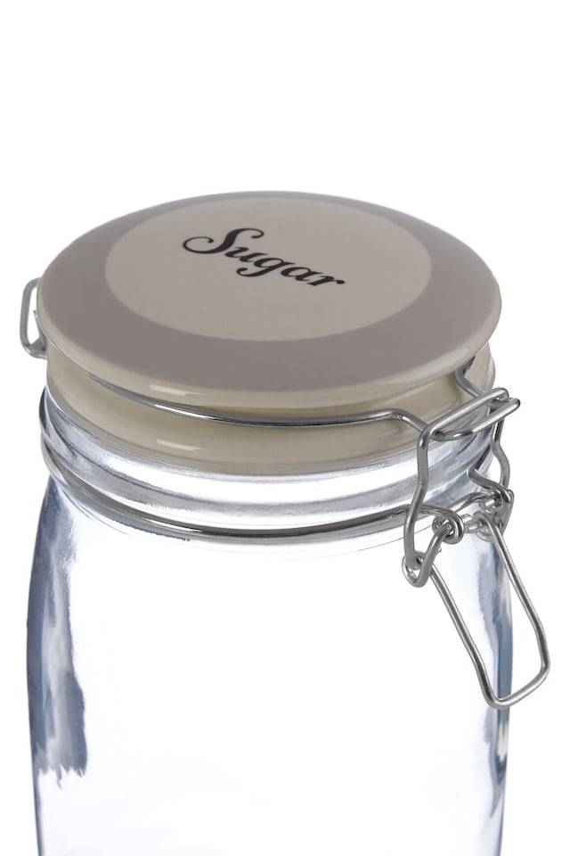 image 1 of Diego Sugar Glass Storage Jar 1000ml