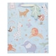 image 3 of Multipack of 3 Large Gift Bags | Party Bags for Presents | New Baby Boy | For Parents | Cute Animals Design Blue