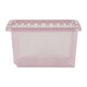 image 3 of Wham Crystal 5 x 28L Stackable Plastic Storage Boxes with Lids Pink