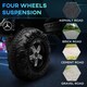 image 3 of HOMCOM 12V Licensed Mercedes-Benz Unimog, Kids Electric Ride on Car - Black