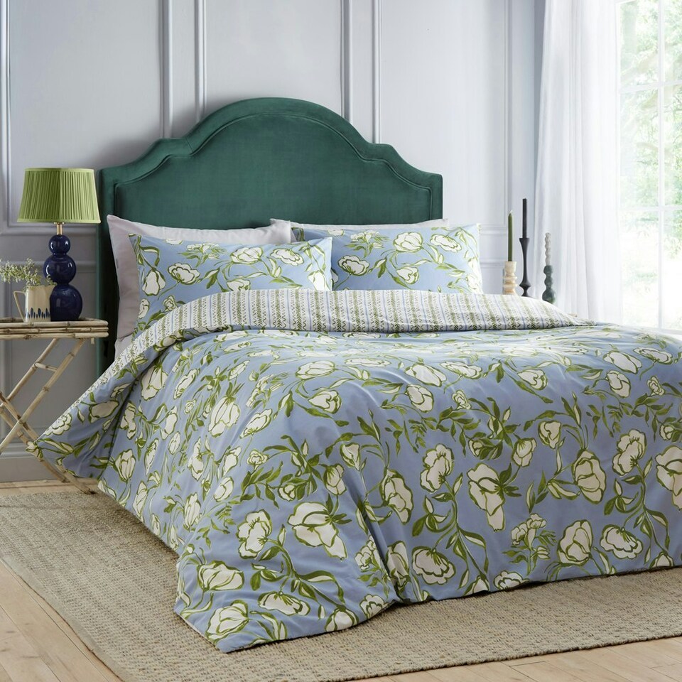 image 1 of Wylder Albera Floral Super King Duvet Cover Set