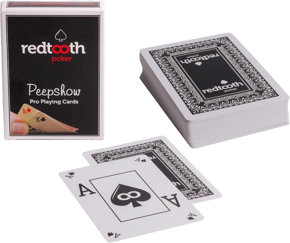 image 1 of Redtooth Poker Casino Quality Peep Show Playing Cards with 2 Jumbo Indexes