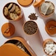image 4 of Cooks Professional 3 Piece Kitchen Storage Set – Tea, Coffee & Sugar Cannisters | Orange | Orange & Silver