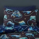 image 3 of Catherine Lansfield Christmas Gamer So Soft Reversible Duvet Cover Set Navy Blue | Blue | Navy Blue | Single