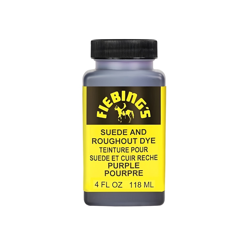 image 1 of Fiebing's Suede and Roughout Dye - Professional Suede Colour Dyes 4oz | Purple | Purple