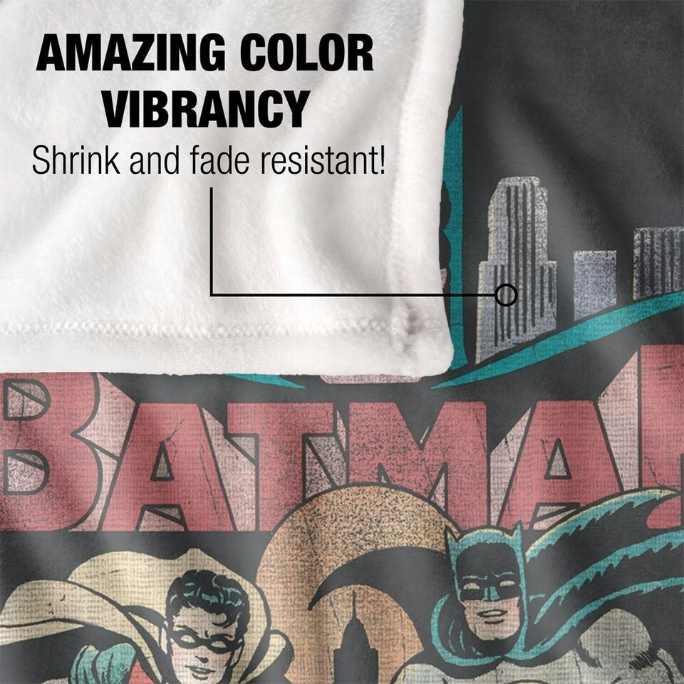 image 1 of Batman TV Robin Blanket - Multicoloured - One Size