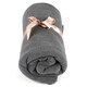 image 1 of Myga Grey Fleece Yoga Blanket - Grey