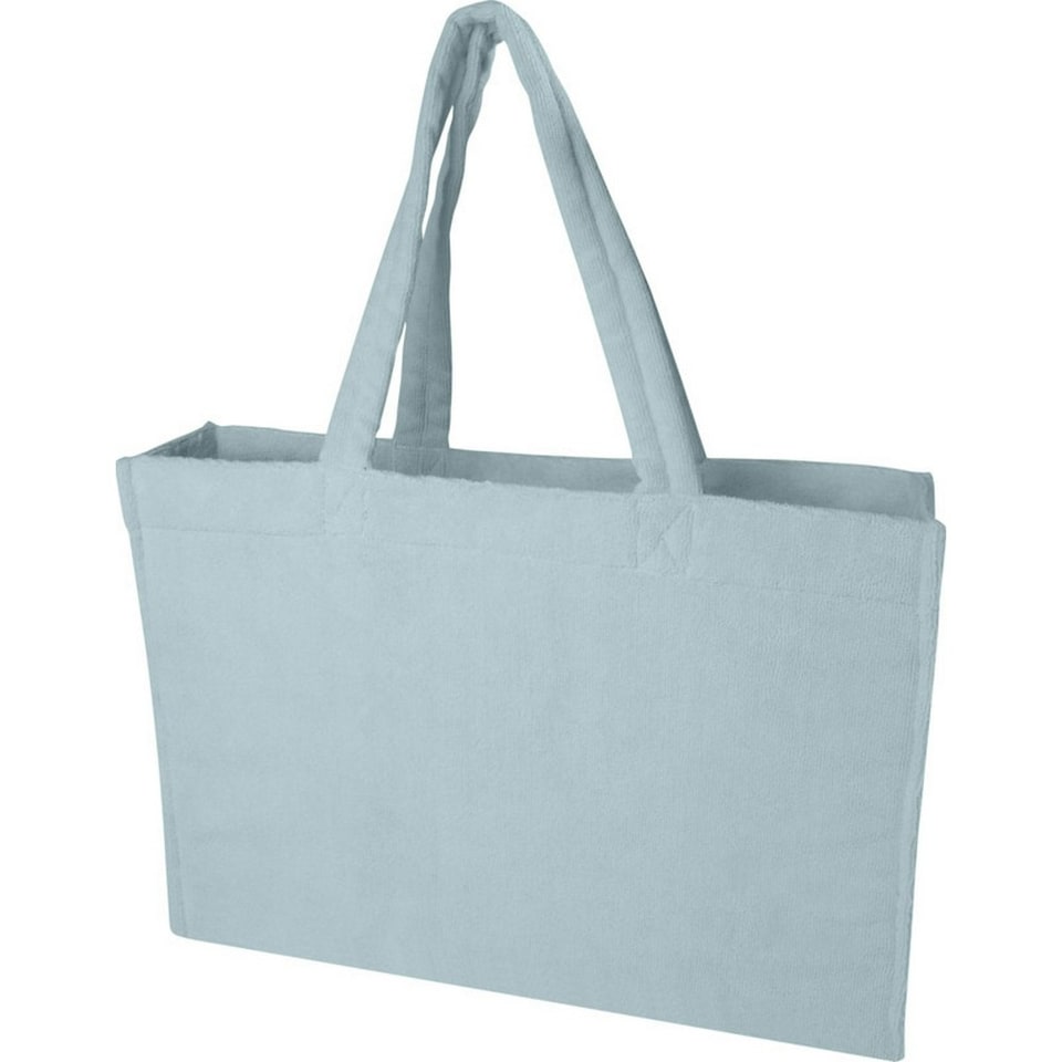 image 1 of Floso Siam Terrycloth Beach Recycled 13L Tote Bag - Cloud Blue - One Size
