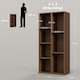 image 7 of HOMCOM Bookcase Modern Bookshelf Cabinet for Home Office Walnut