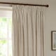 image 4 of Yard Hebden Striped Cotton Natural Pencil Pleat Curtains 168 x 183cm