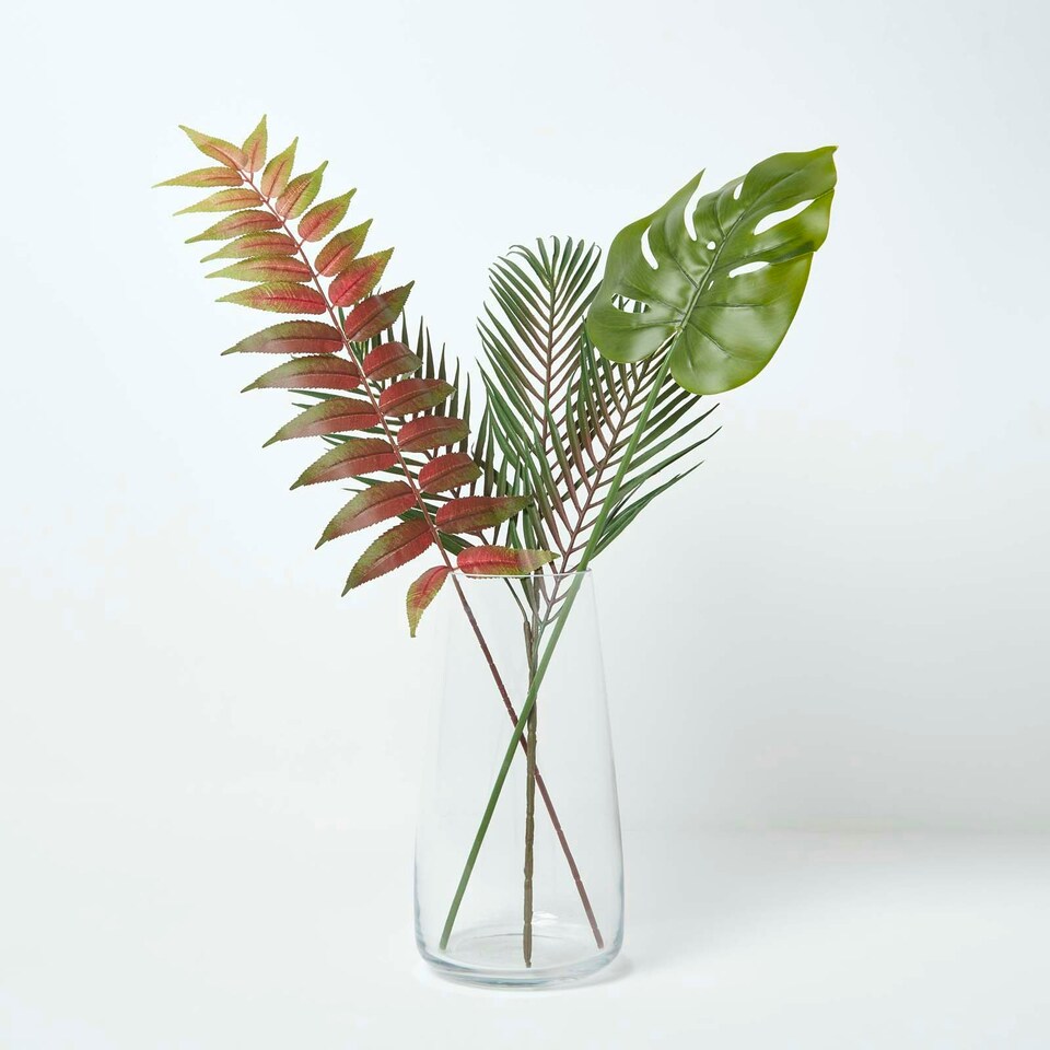 image 1 of Homescapes Tropical Palm Leaf Single Stem 68 cm