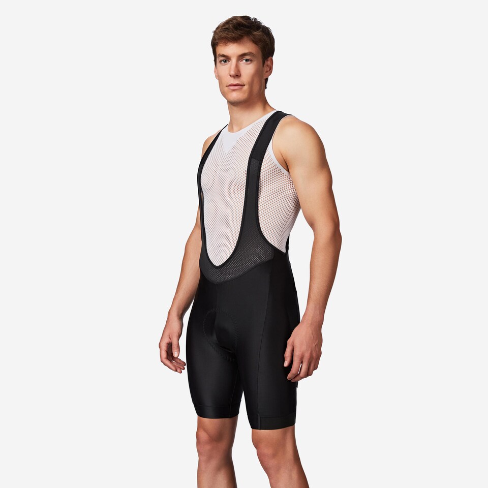 image 1 of Decathlon Men's Road Cycling Shorts Discover - Black