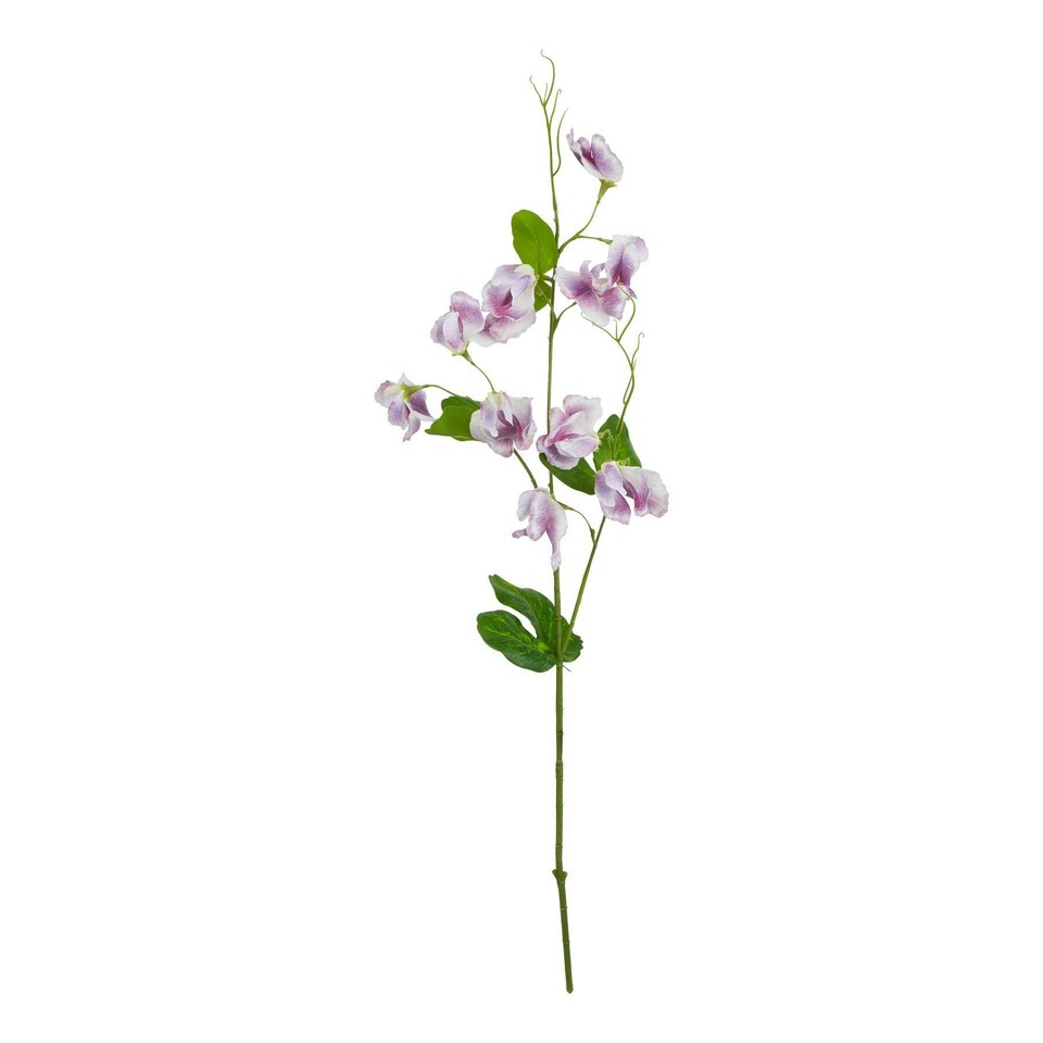 image 1 of Hill Interiors The Natural Garden Collection Sweetpea Artificial Flower - Purple - One Size