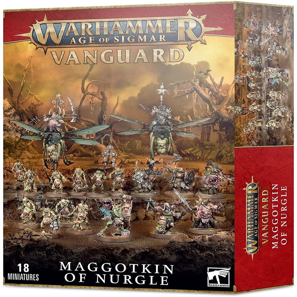 image 1 of Games Workshop Warhammer Age of Sigmar Vanguard: Maggotkin Of Nurgle