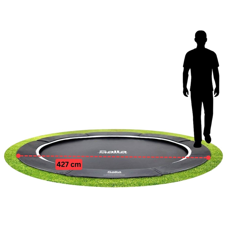 image 1 of Salta 14ft Royal Baseground Black Round Trampoline