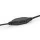 image 6 of Nedis On-Ear 2.7m Wired Headphones TV / HiFi Design with Adjustable Headband, Ergonomic Soft Ear Cups, Gold-Plated 6.35mm & 3.5mm Connections
