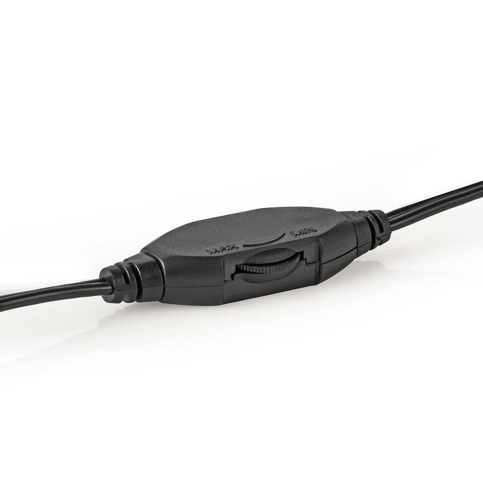 image 1 of Nedis On-Ear 2.7m Wired Headphones TV / HiFi Design with Adjustable Headband, Ergonomic Soft Ear Cups, Gold-Plated 6.35mm & 3.5mm Connections