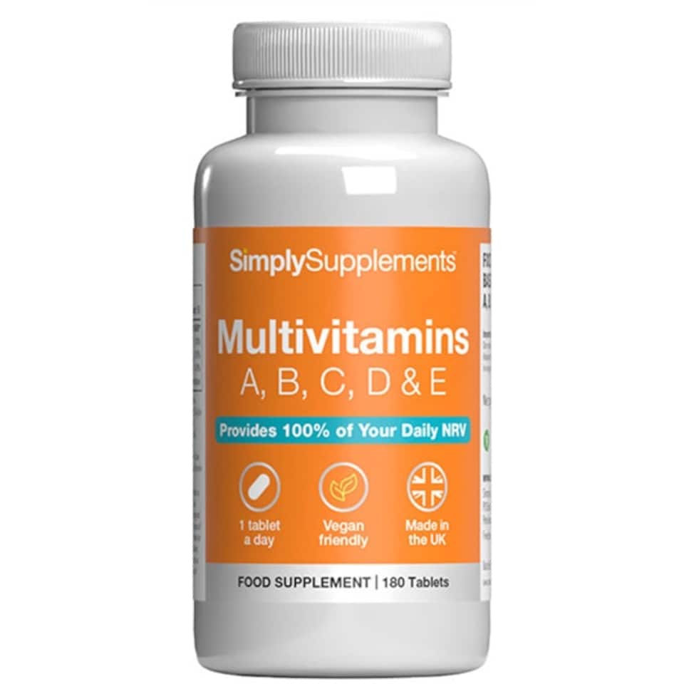 image 1 of Multivitamins A,B,C,D & E 100% NRV - 180 Tablets