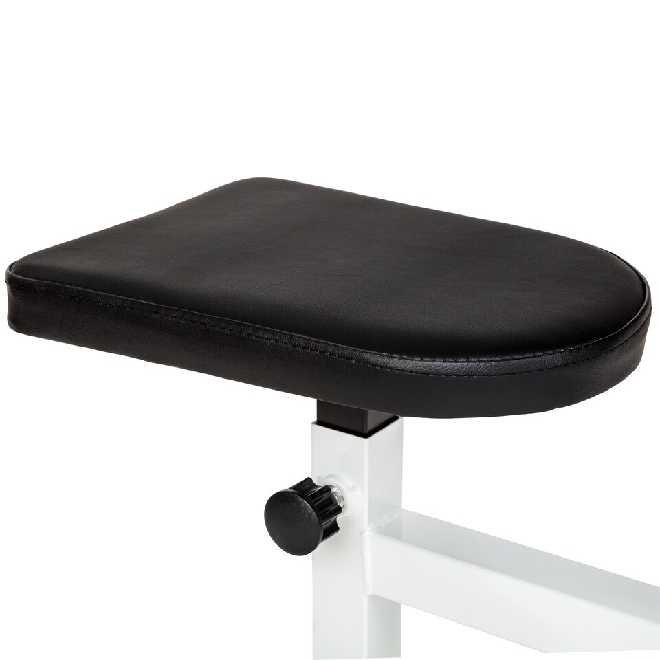 image 1 of Bicep curls weight bench