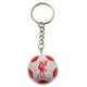 image 1 of Liverpool FC Crest Ball Keyring - Red/White - One Size