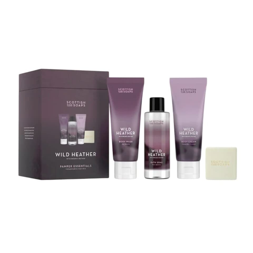 image 1 of Scottish Fine Soaps Wild Heather Pamper Essentials Set