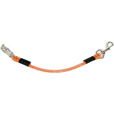 Shires Horse Bungee Trailer Tie - Orange - One Size