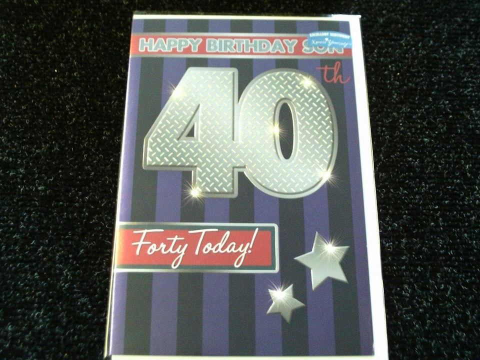 image 1 of 40 Today! Son Birthday Card