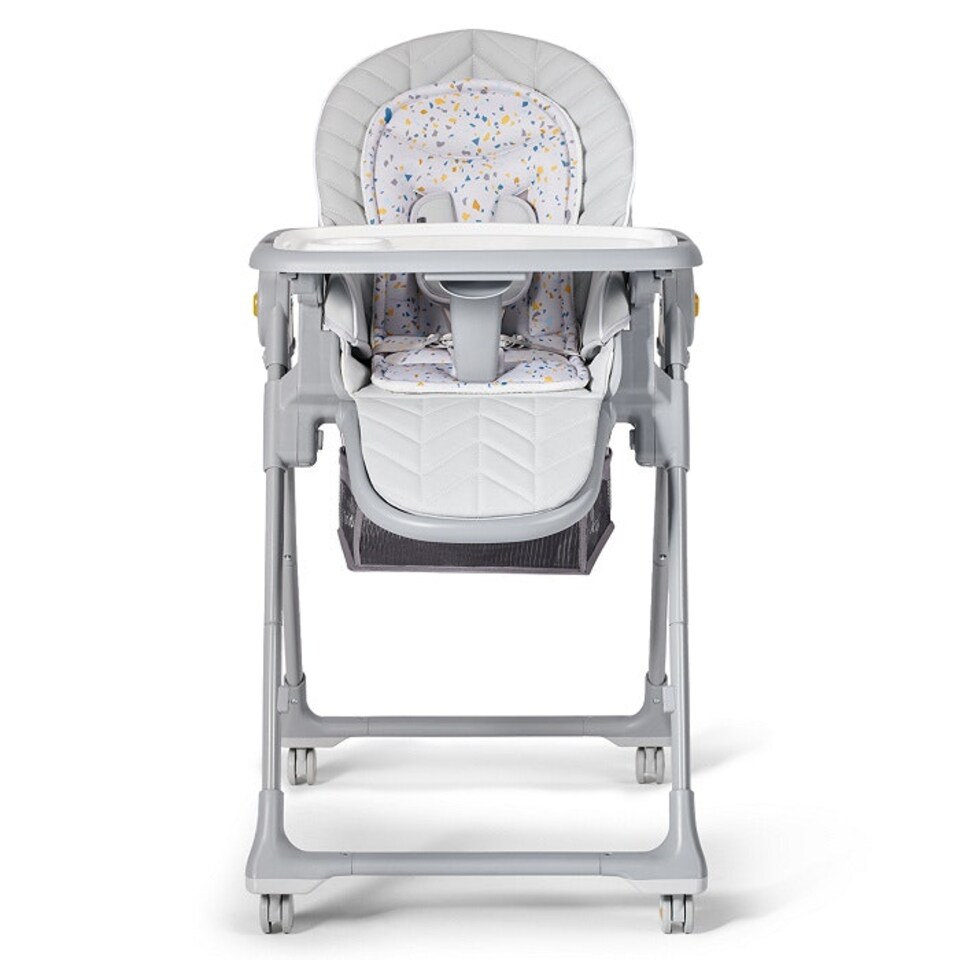 image 1 of Kinderkraft Lastree High Chair for Baby and Toddler - Grey