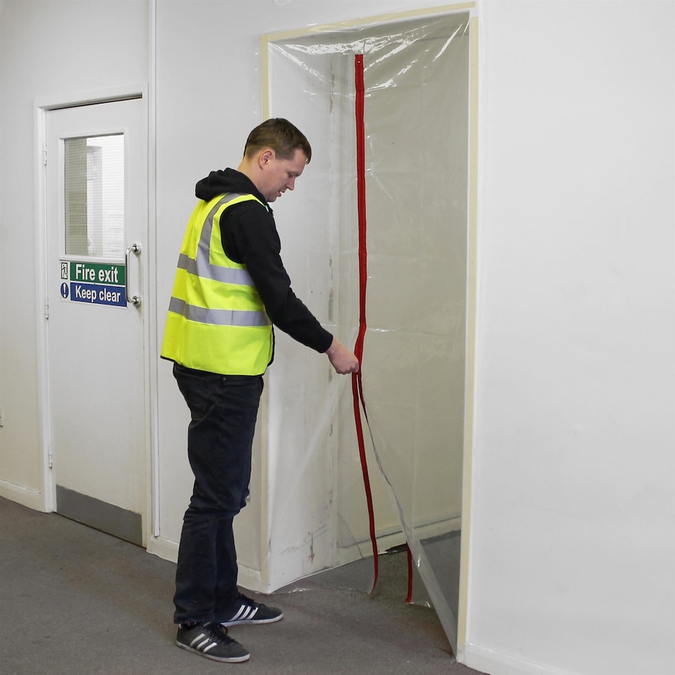 image 1 of True Products Dust Prevention Screen - Single Zip Door