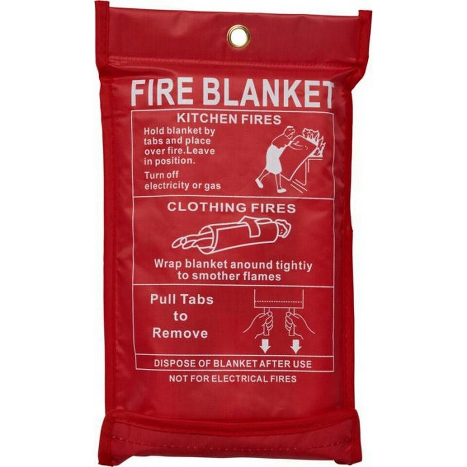 image 1 of Bullet Margrethe Emergency Fire Blanket - Red - One Size