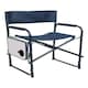 image 3 of Mountain Warehouse Foldable Directors Chair & Table Camping Garden Outdoor Blue | Navy