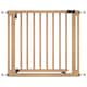 image 1 of Safetots Wooden Elegance Gate, Natural, 87cm - 95cm, Pressure Fit Safety Gate, 65cm Extra Wide Doorway, Easy Installation